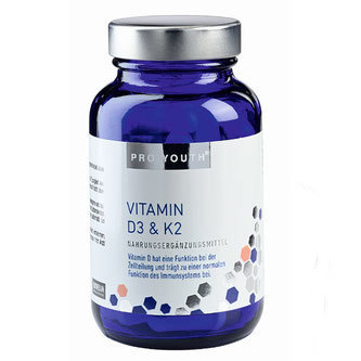 Binella Pro Youth® Vitamin D3 & K2 60 Kapseln
